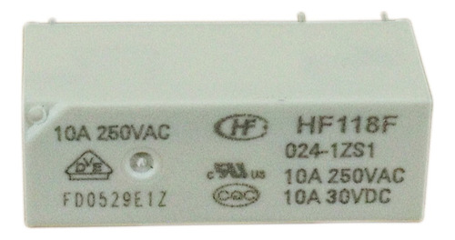 Relé Hf118f Rele Jqx-118f-024-1zs1 10a Hf118f-024-1zs1