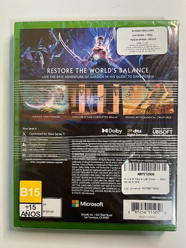 Prince Of Persia Lost Crown - Xbox Series X, One (Usado)