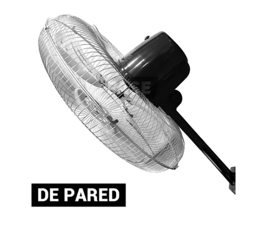 Ventilador 3 en 1 de Pie Turbo Pared 20 Pulgadas 100w Eiffel E-520 negro con 5 palas color plateado de metal 50 Hz 220 V