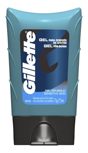 Gillette Gel Sensitive After Shave Post Afeitada X 75 Ml