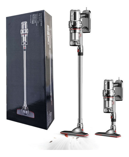Aspiradora Vertical 4m Cable Filtro 18000kpa Soporte Pared