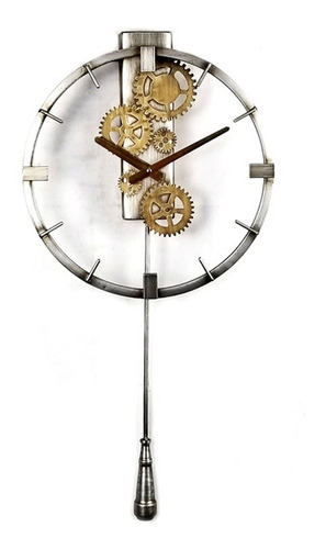 Reloj De Pared / Con Péndulo / Decorativo (35.5 * 9 * 69 Cm)