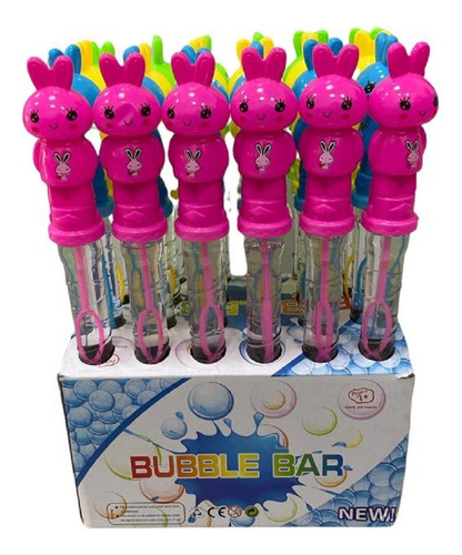 6 Lanza Burbujas Varas Burbuja, Diseño, Conejo O Elefante