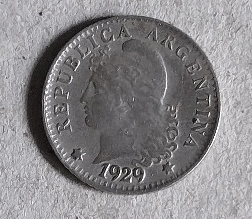 Moneda De 5 Centavos De Argentina Año 1929