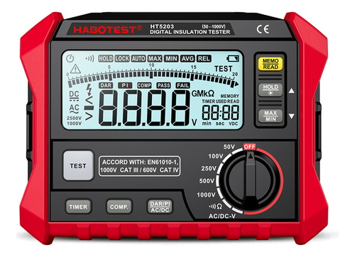 Probador De Resistencia Resistencia Habotest Tester Insulati