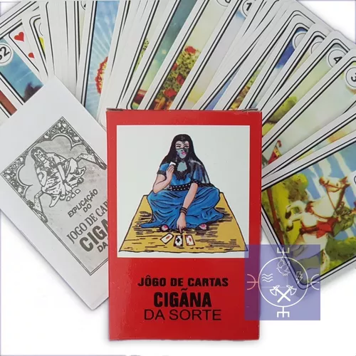 Jogo de Cartas Cigana da Sorte - 36 Cartas