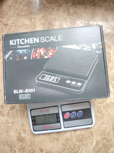 Gramera Digital Pesa Gramera Cocina Pesa Alimentos 5kg/ 1g