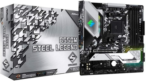 Motherboard Asrock B550m Steel Legend/am4/amd Zen 3 Gen/ddr4