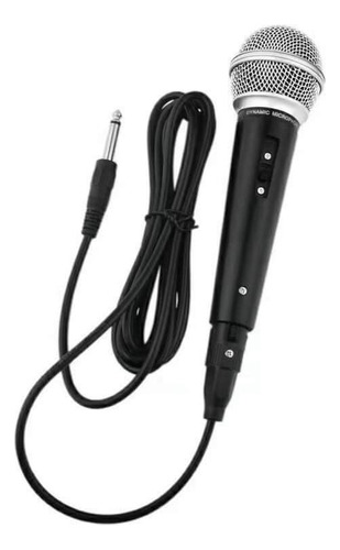 Microfono Alambrico Profesional 3 Metros Karaoke Dm-607