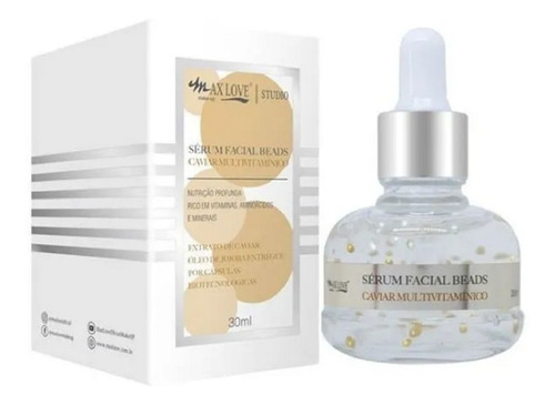 Imagem 2 de 6 de Kit C/3 Serum Facial Peeling Rosa Mosqueta Caviar Max Love