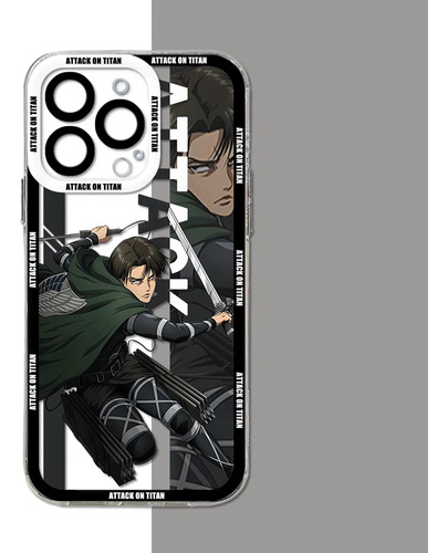 Funda De Teléfono Anime Attack On Titan Para iPhone 15, 14,