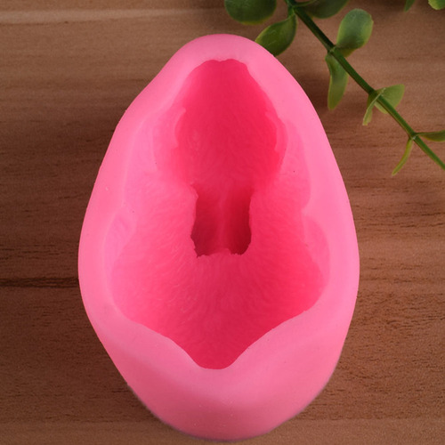 Molde De Silicona Con Forma De Conejo Para Pastel De Pascua