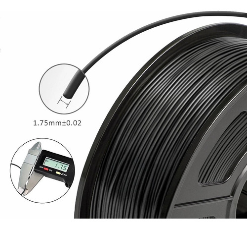 Imagen 3 de 6 de Creativalab - Filamento Creativalab 1.75mm Pla 1kg Plata