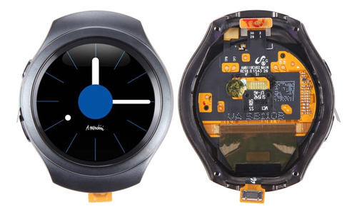 A Pantalla Lcd Con Marco Para Samsung Galaxy Gear S2 Sm-r720