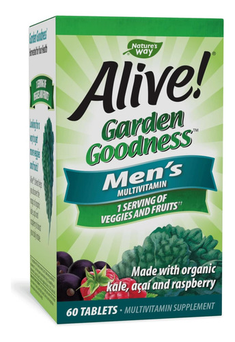 ¡naturaleza Viva! Garden Goodness Multivitamínico Para Hombr