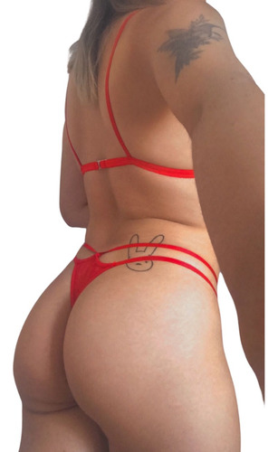 Imagen 3 de 10 de Conjunto Ropa Interior Mujer Bralette Regulable | Sydney