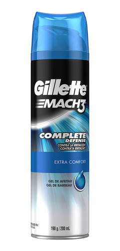 Gel De Afeitar Gillette Mach3 Defense Extra Comfort X 200 Ml