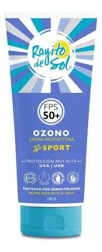 Crema Protectora Ozono Fps50+ Sport 190 G Rayito De Sol