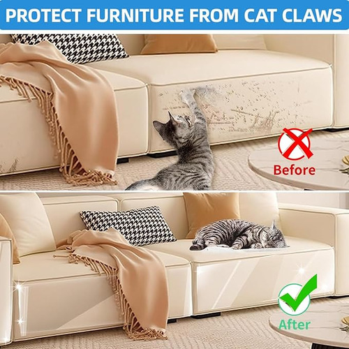 20cmx5m Protector Mueble Antiarañazo Gato Sofa Sillón Puerta