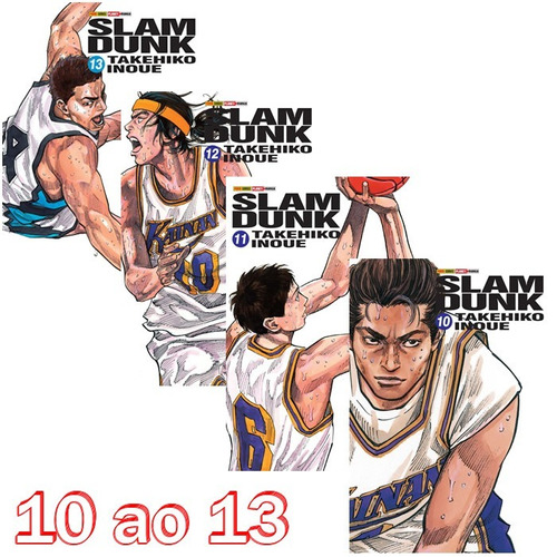 Slam Dunk 10 Ao 13! Panini! Novo Lacrado! Edição De Luxo