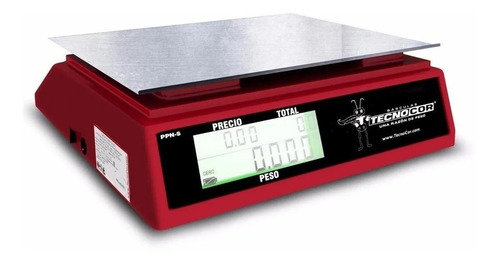 Báscula comercial digital TecnoCor PPN-S 40kg 127V