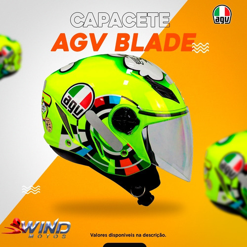 Imagem 1 de 1 de Capacete Agv Blade Verde