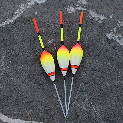 Dkeke 3 Unids Lote Flotante Pesca Camaron Pez Hielo Bobbers