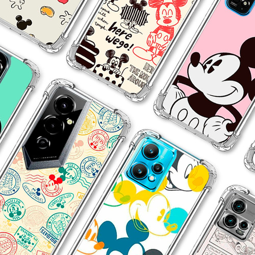 Forro Antigolpe Mickey Mouse iPhone Todos Los Modelos