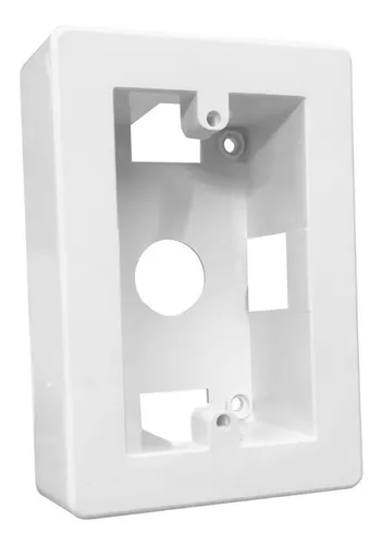 Genrod Caja Pvc Rectangular Para Cable Canal 02215pb-x4 Unid