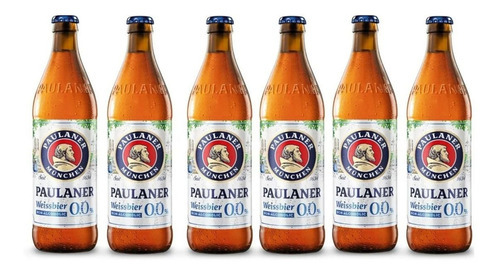 Kit 06 Cerveja Paulaner Alkoholfrei Sem Álcool Sport - 500ml