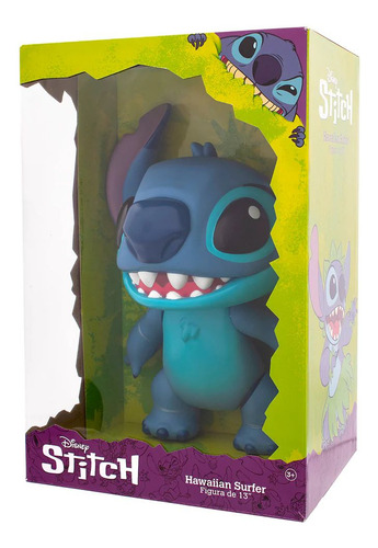 Muñeco Tapimovil Stitch Hawaiian Surfer Ruz 13 Pulgadas