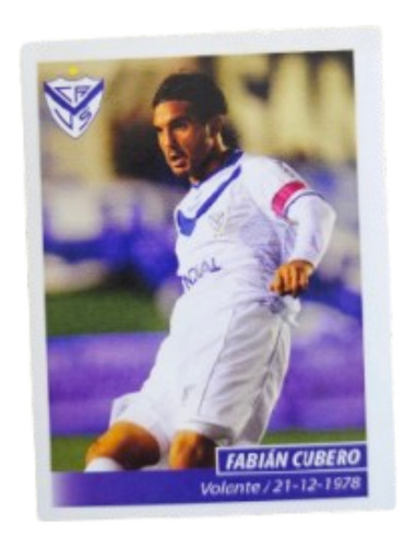 Figurita Fabian Cubero Album Futbol 2011 Cubero Cubero