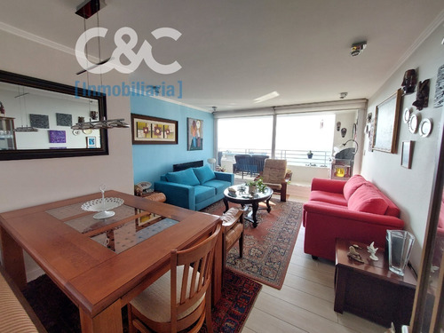 3 Dorm, Amoblado, Espectacular Vista, C Montemar