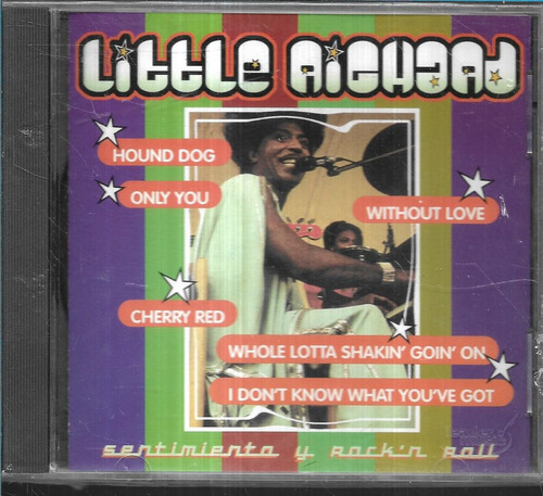 Little Richard Album Sentimiento Y Rock And Roll Cd Nuevo