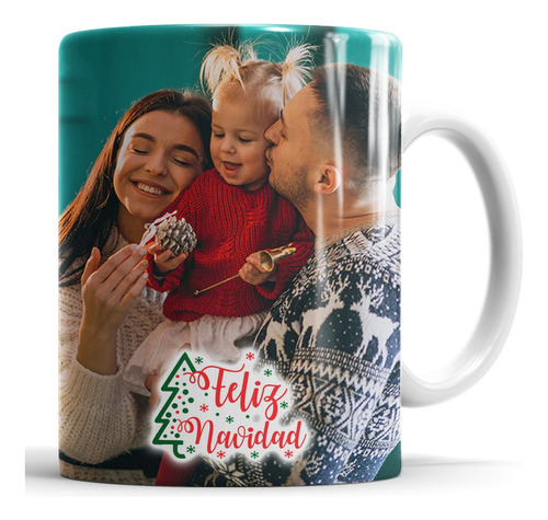 Taza Personalizada - Navidad - Regalo - Fotos - Cerámica