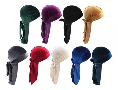 bandana durag dureg veludo pra homens e mulheres pronta entrega