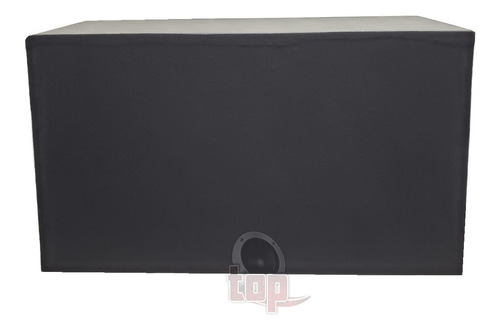 Caixa Vazia Mdf Quadrada 2 Sub 15'' Para Bomber Bicho Papão