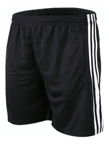 Gym Short Correr Deportivo Spandex Elásticos Cómodos Franjas