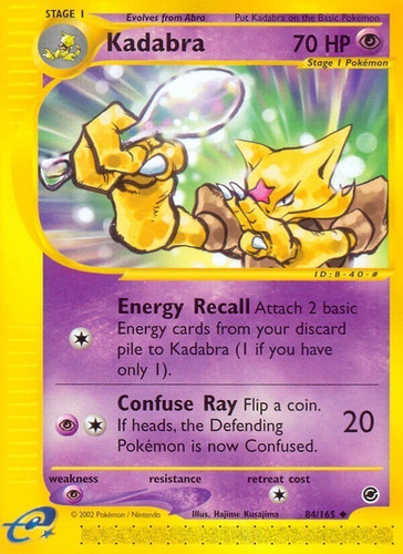 Kadabra 84/165 Poco Comun Pokemon Tcg