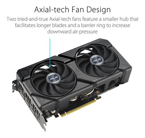Tarjeta Gráfica Asus Dual Geforce Rtx 4060 Ti Evo Oc 8 Gb Gd