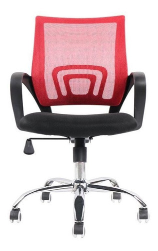 Cadeira Diretor Pelegrin Pel-cr11 Preta E Vermelha