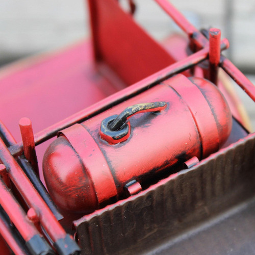 Miniadorno Retro Vintage, Modelo Camión De Bomberos, Colecci