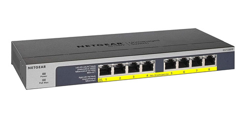 Netgear Switch Poe No Administrado Gigabit Ethernet De 8 Pue