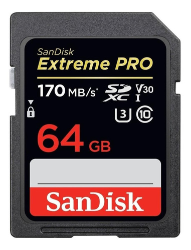 Tarjeta de memoria SanDisk SDSDXXY-064G-GN4IN  Extreme Pro 64GB