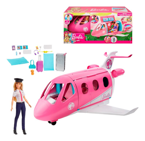 Barbie Explora Y Descubre Jet De Aventuras Con Muñeca