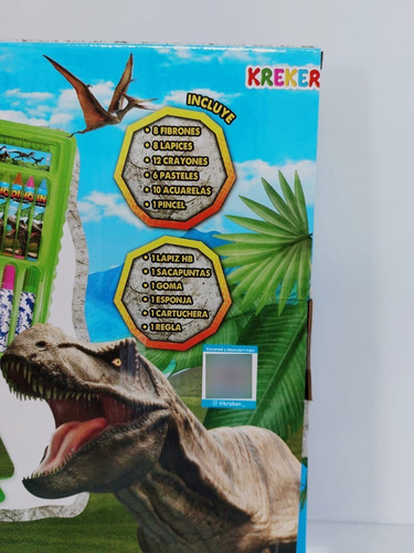 Super Set De Actividades Dino Planet Kreker X 52 Pzas.