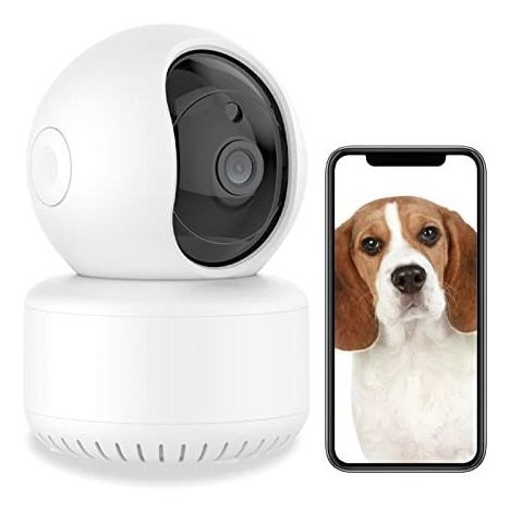 Qihaners Indoor Pet Cam, Home Security Monitor Perros Gwp7h
