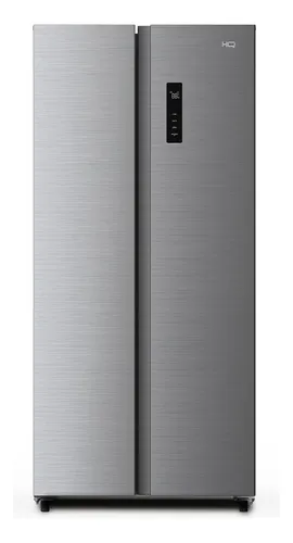 Geladeira Hq Frost Free Side By Side 480l Inox Hq-480sbsffk Inox