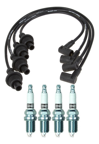 Kit Cables Ferrazzi Y Bujías Peugeot 306 405 Partner 1.6 1.8