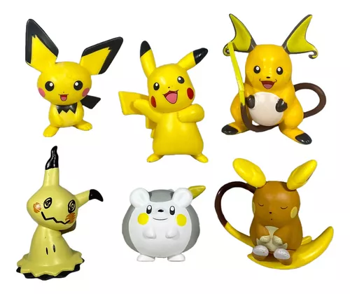 Kit Evoluções Pokémon - Pichu, Pikachu e Raichu